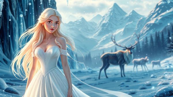 Explorez l'univers féerique de la reine des neiges de Disney